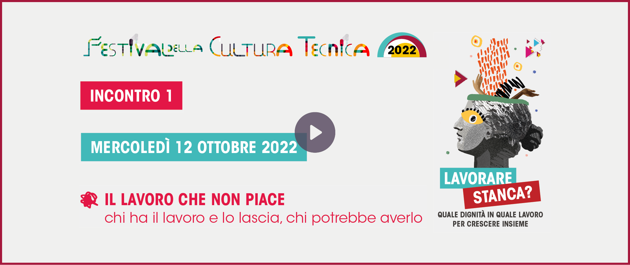 Segui la diretta streaming dell’incontro “Il lavoro che non piace”