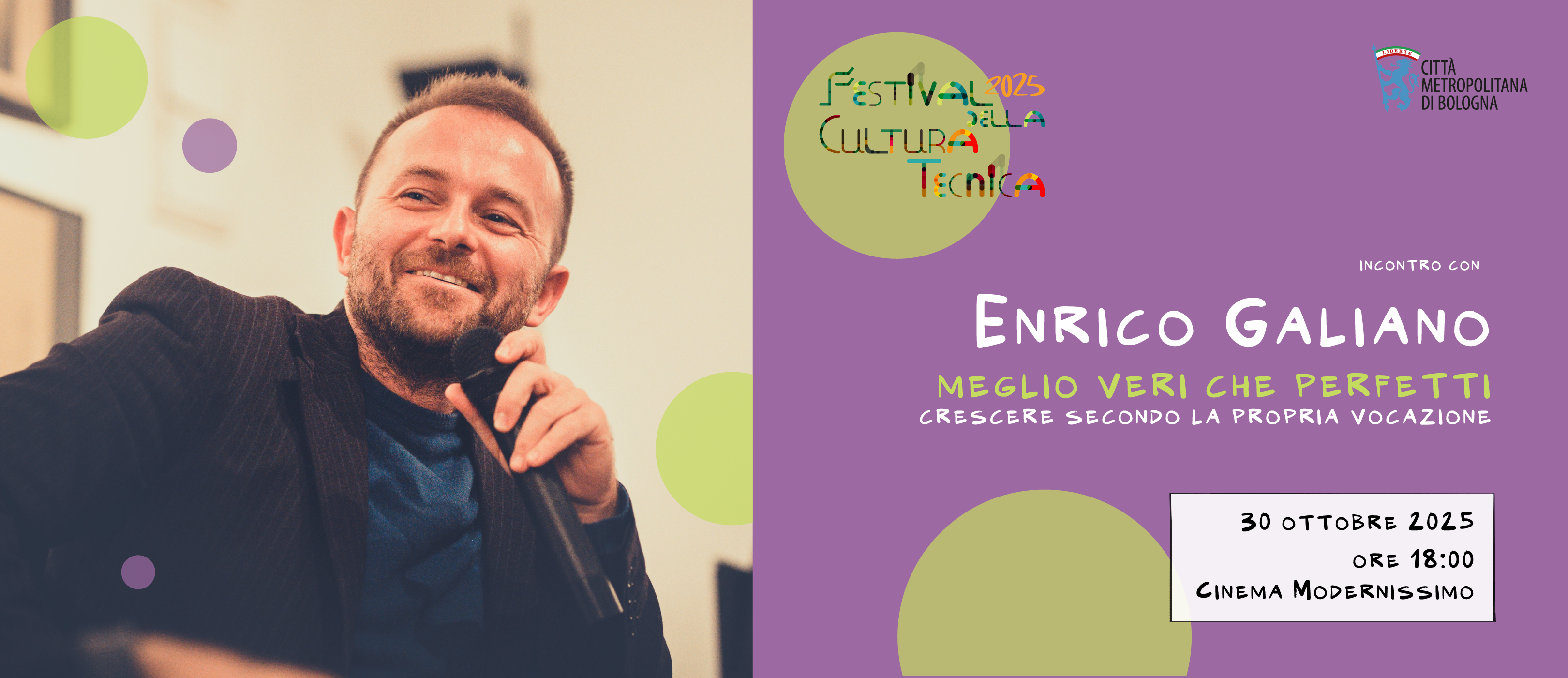 Meglio veri che perfetti — Incontro con Enrico Galiano