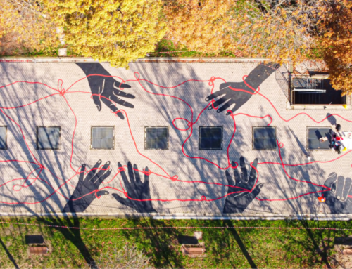 Fiamma Viva, a Bologna una grande opera di street art contro la violenza sulle donne